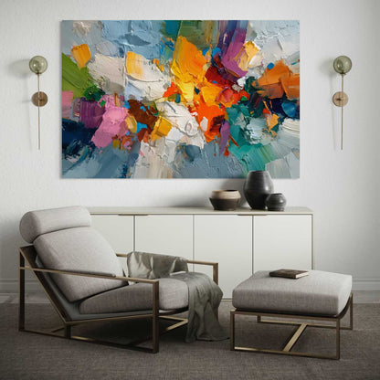 Impasto Style Leinwandbild