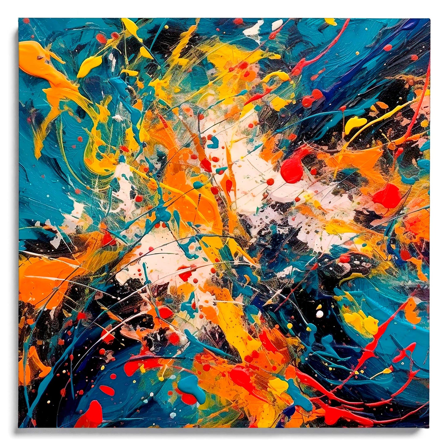 Inspired by Jackson Pollock Leinwandbild