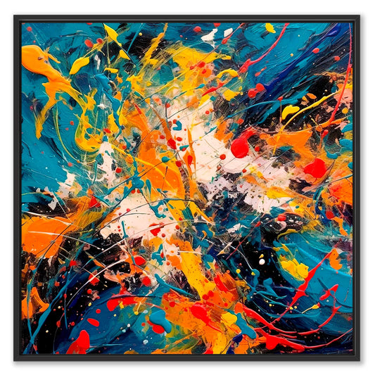 Inspired by Jackson Pollock Leinwandbild