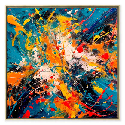 Inspired by Jackson Pollock Leinwandbild