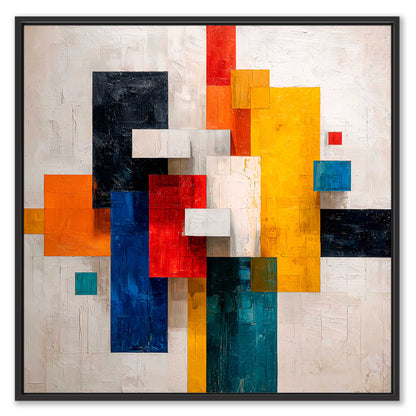 Inspired by Mondrian Leinwandbild