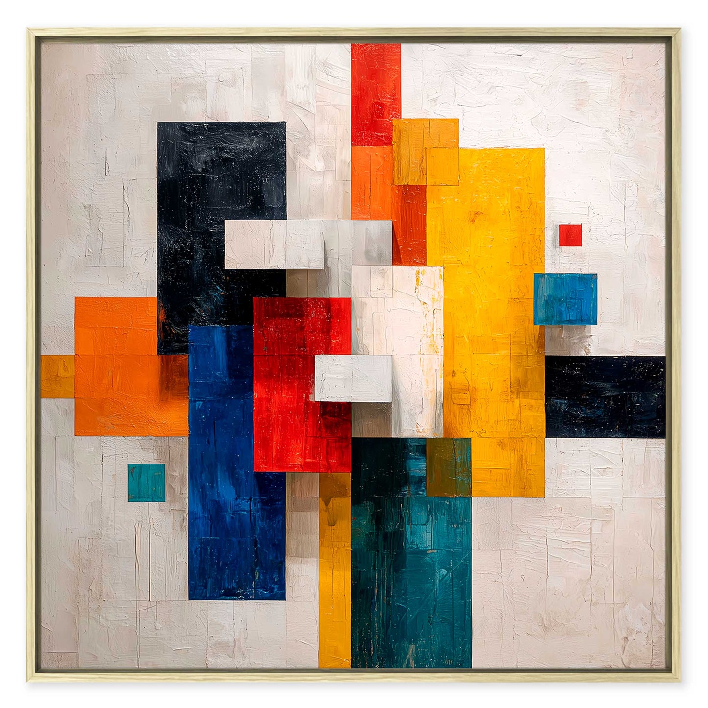 Inspired by Mondrian Leinwandbild