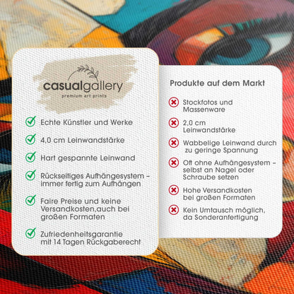 Inspired by Picasso Leinwandbild