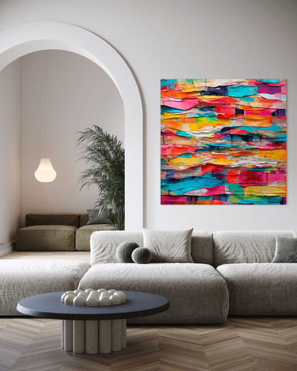 Layer by Layer Leinwandbild