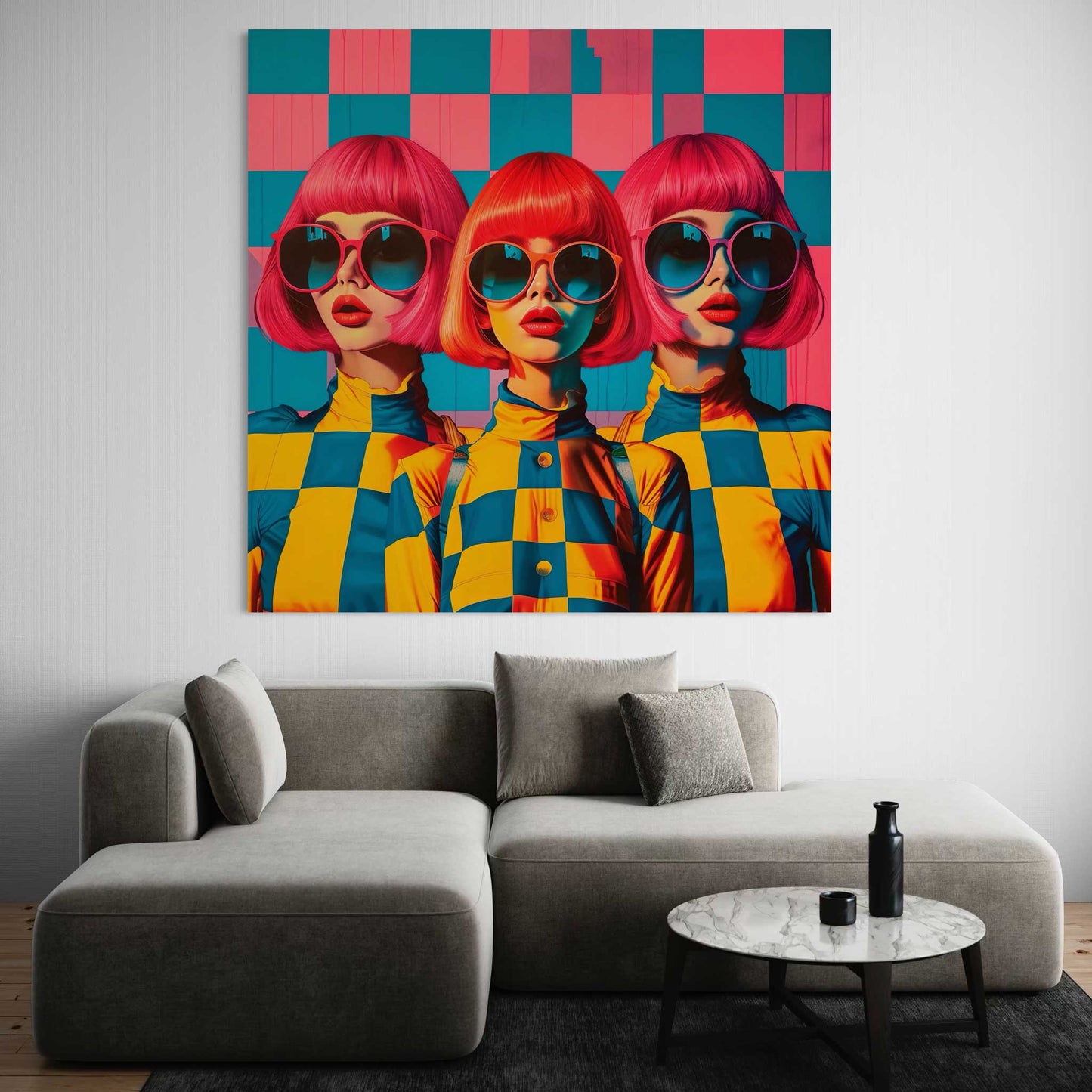 Meet the Triplets Leinwandbild