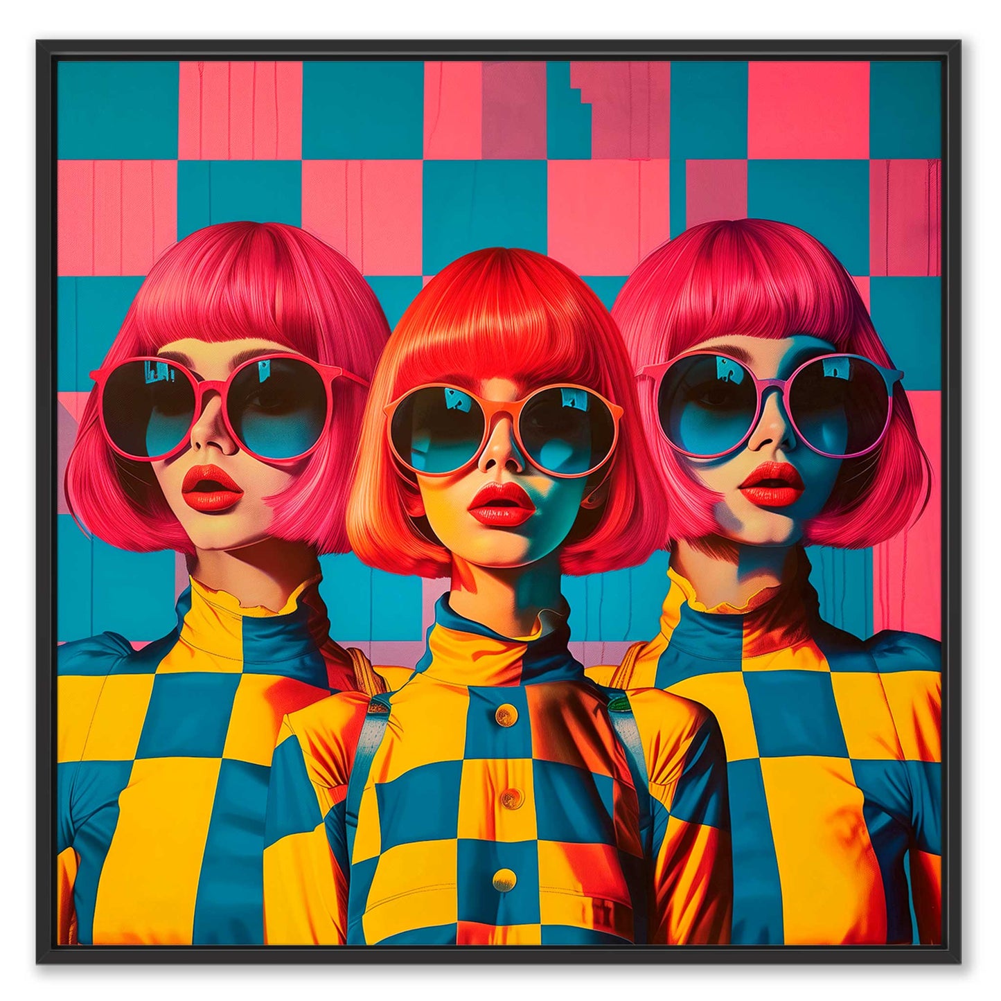 Meet the Triplets Leinwandbild