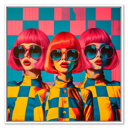 Meet the Triplets Leinwandbild