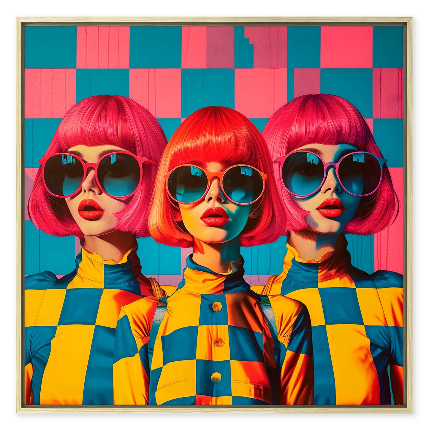 Meet the Triplets Leinwandbild