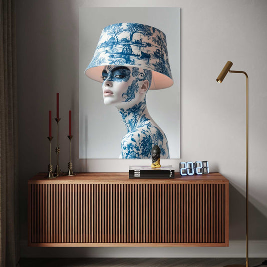 Mrs. Lampshade Leinwandbild