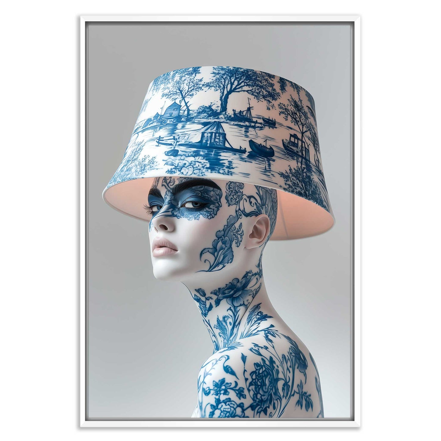 Mrs. Lampshade Leinwandbild