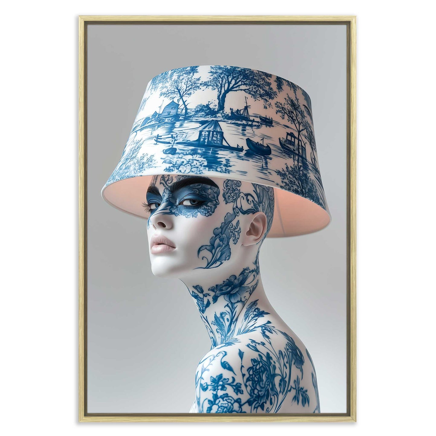 Mrs. Lampshade Leinwandbild