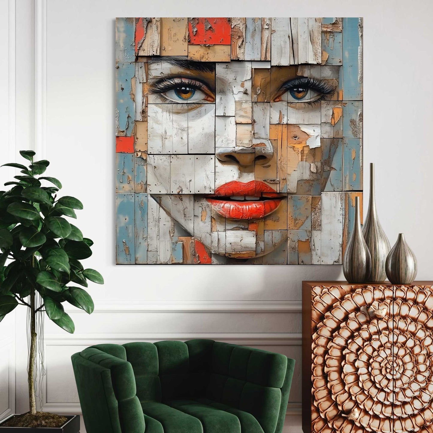 Mrs. Wood Leinwandbild