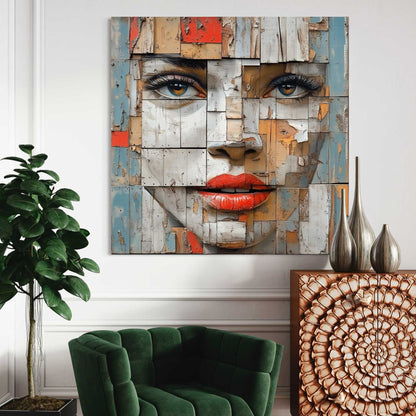Mrs. Wood Leinwandbild