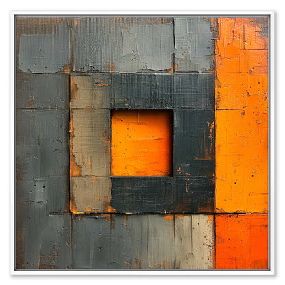 Orange Square Leinwandbild