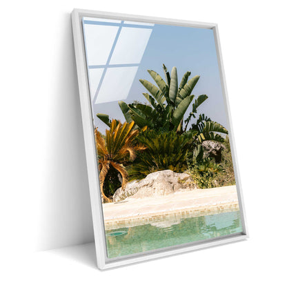 Palms Beyond the Blue