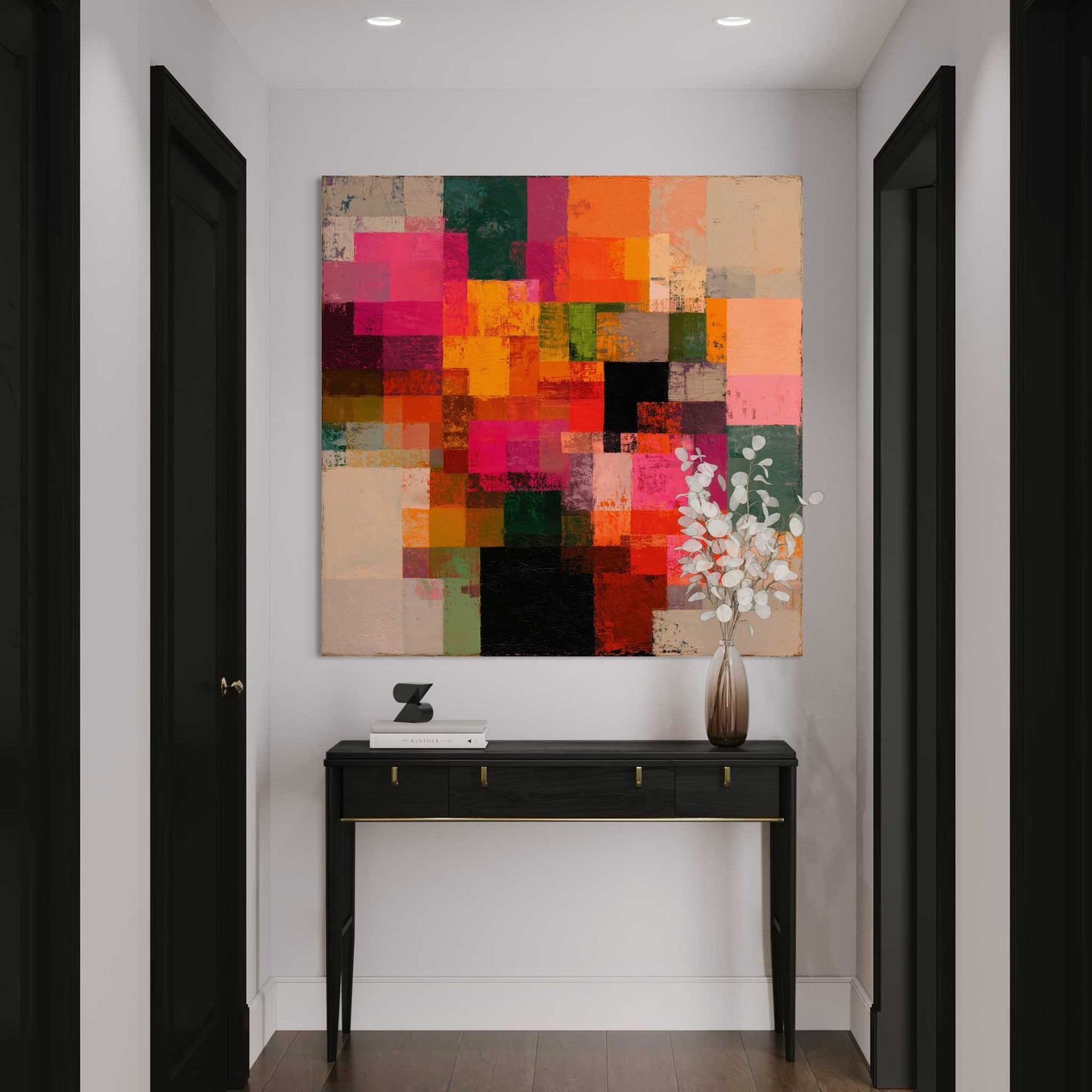 Patchwork Inspired Leinwandbild