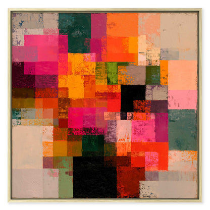 Patchwork Inspired Leinwandbild