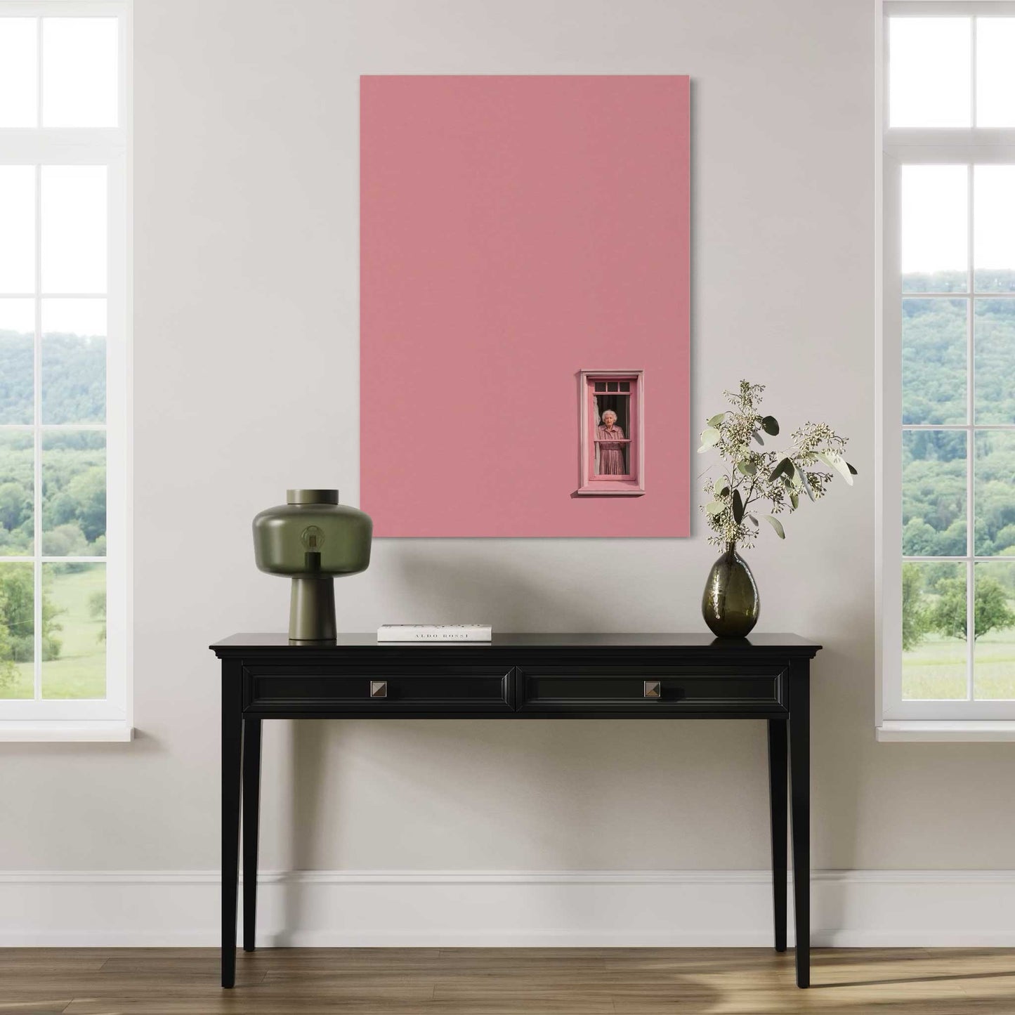 Pink Lady Leinwandbild