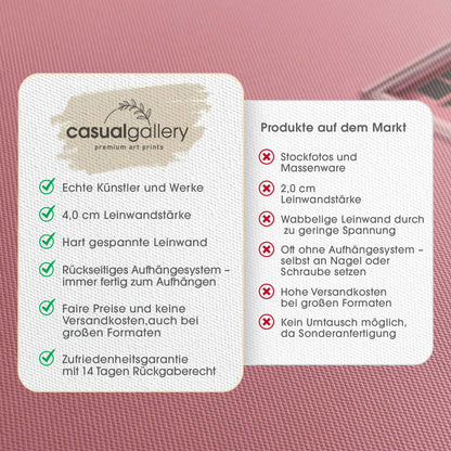 Pink Lady Leinwandbild