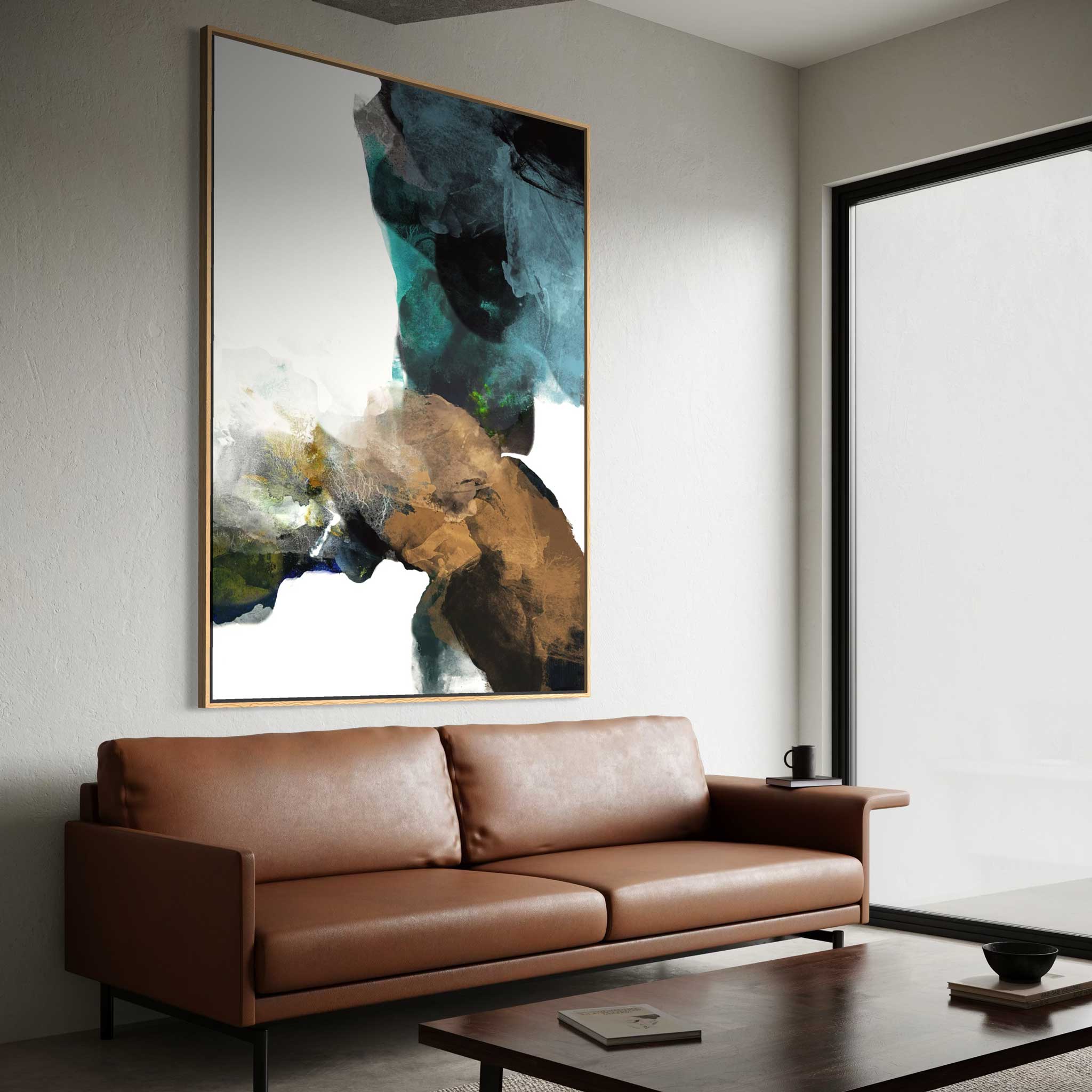 'Pinnacle' by Artur Chen Fine Art Print Wall Decor Abstract Painting ...