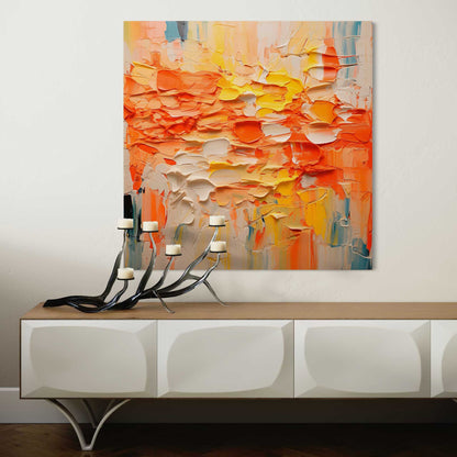 Rhapsody of Orange Leinwandbild