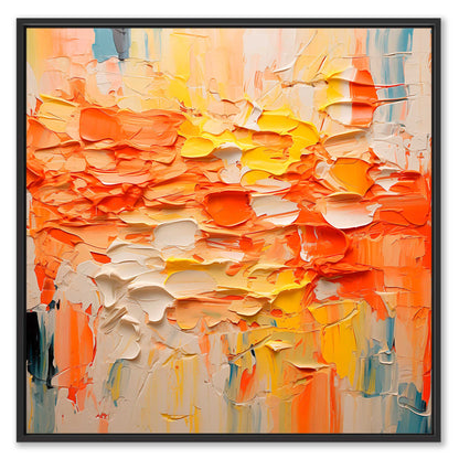 Rhapsody of Orange Leinwandbild