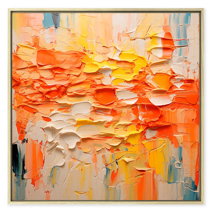 Rhapsody of Orange Leinwandbild