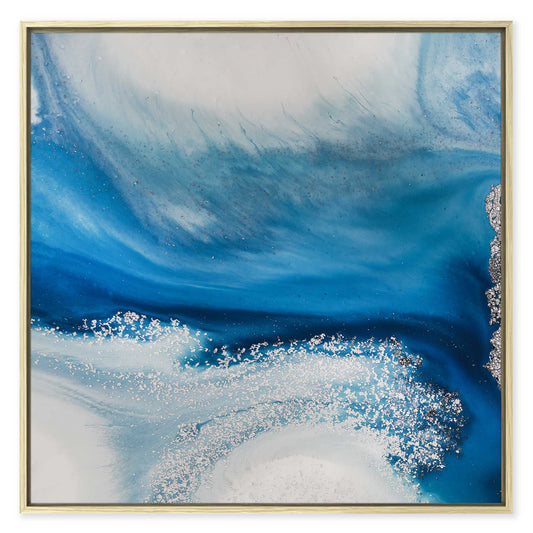 Shallow Chanel Square I Leinwandbild