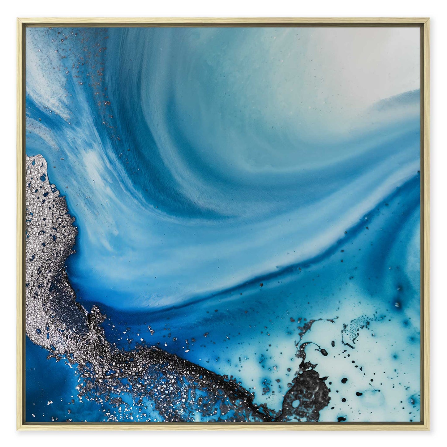 Shallow Seas Square II Leinwandbild