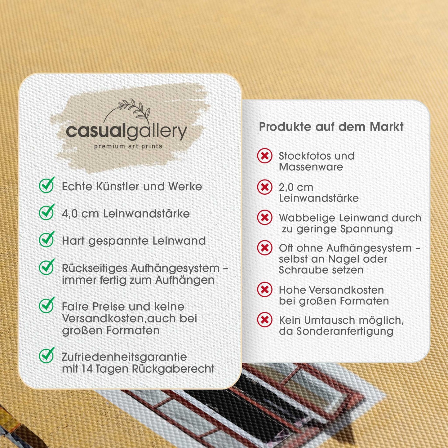 Summer Cafe Leinwandbild