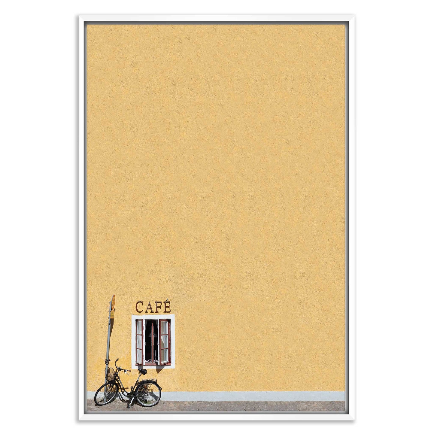 Summer Cafe Leinwandbild