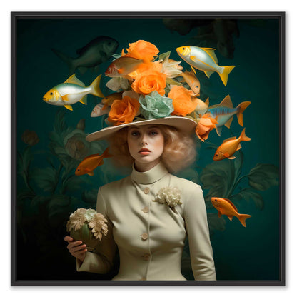 Swim With Us Leinwandbild