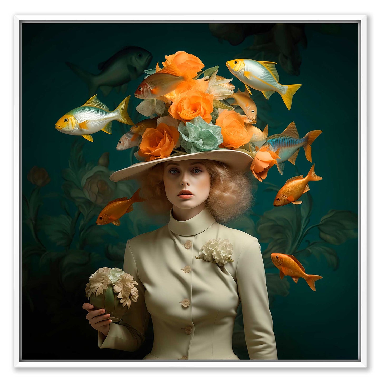 Swim With Us Leinwandbild