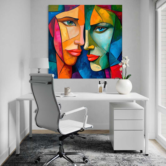 T(w)ogether Leinwandbild