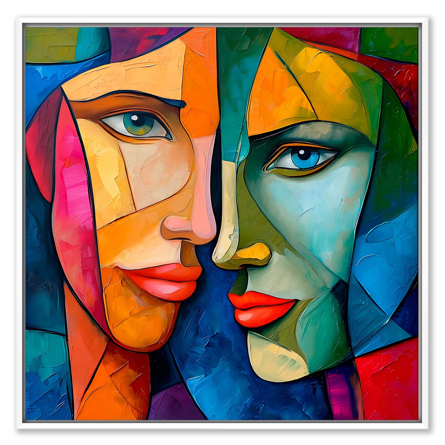 T(w)ogether Leinwandbild