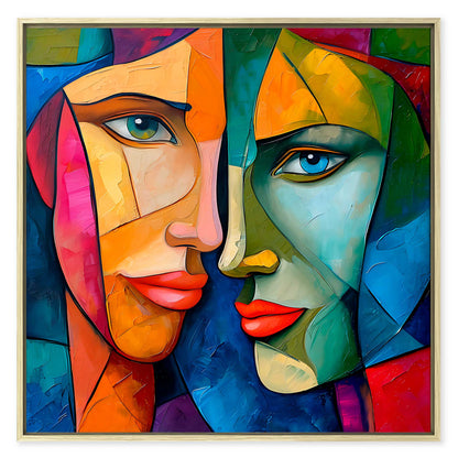 T(w)ogether Leinwandbild