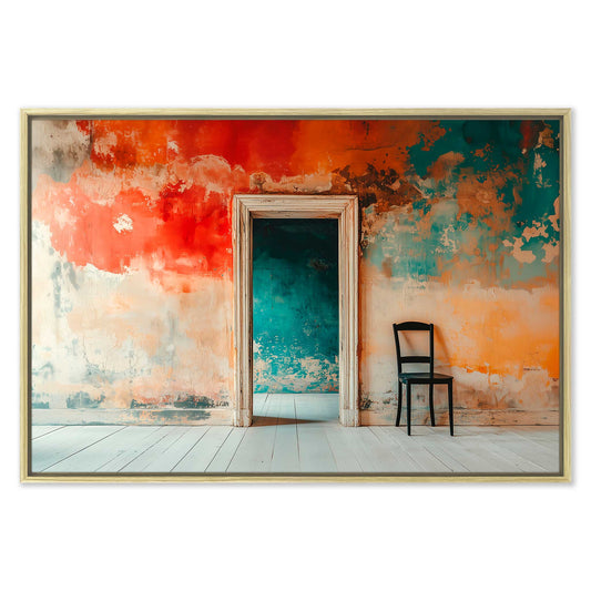 The Black Chair Leinwandbild