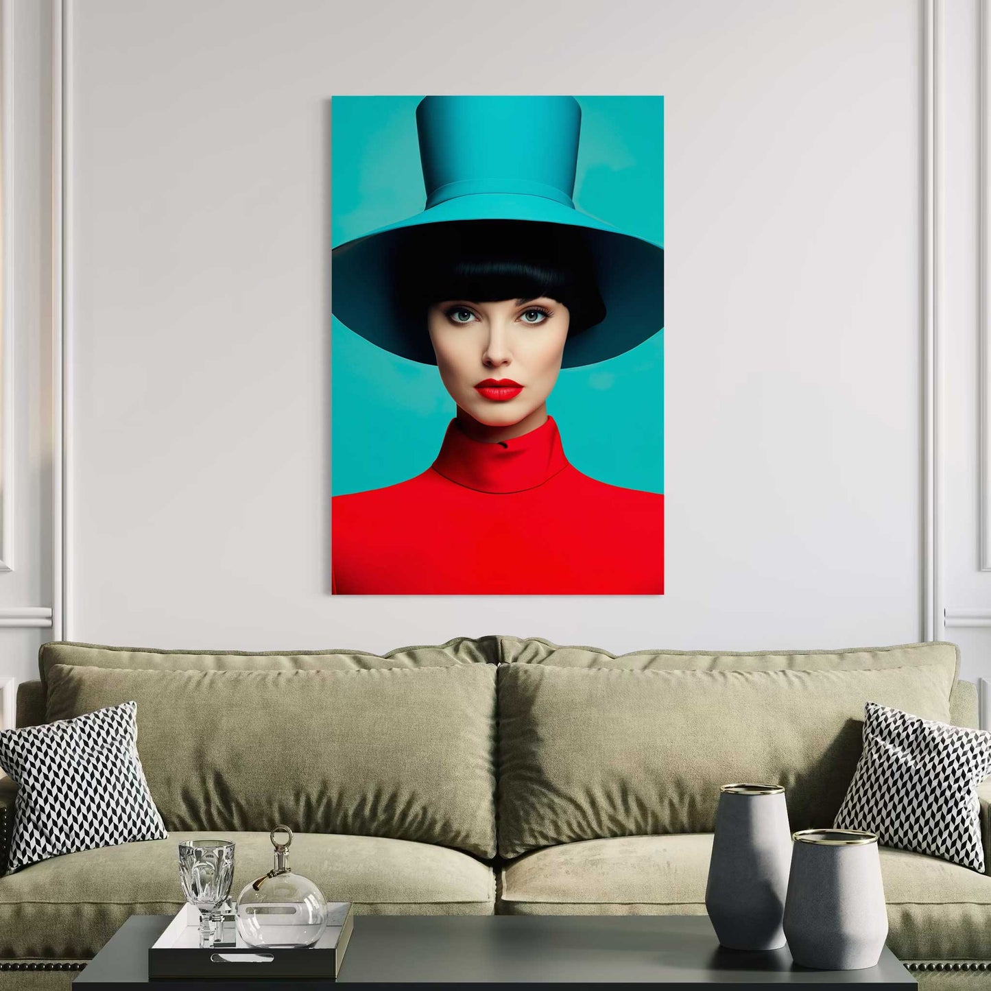 The Hat Leinwandbild