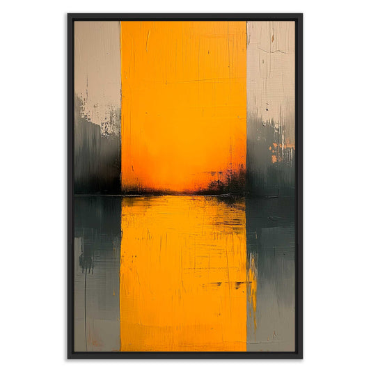 The Yellow Line Leinwandbild