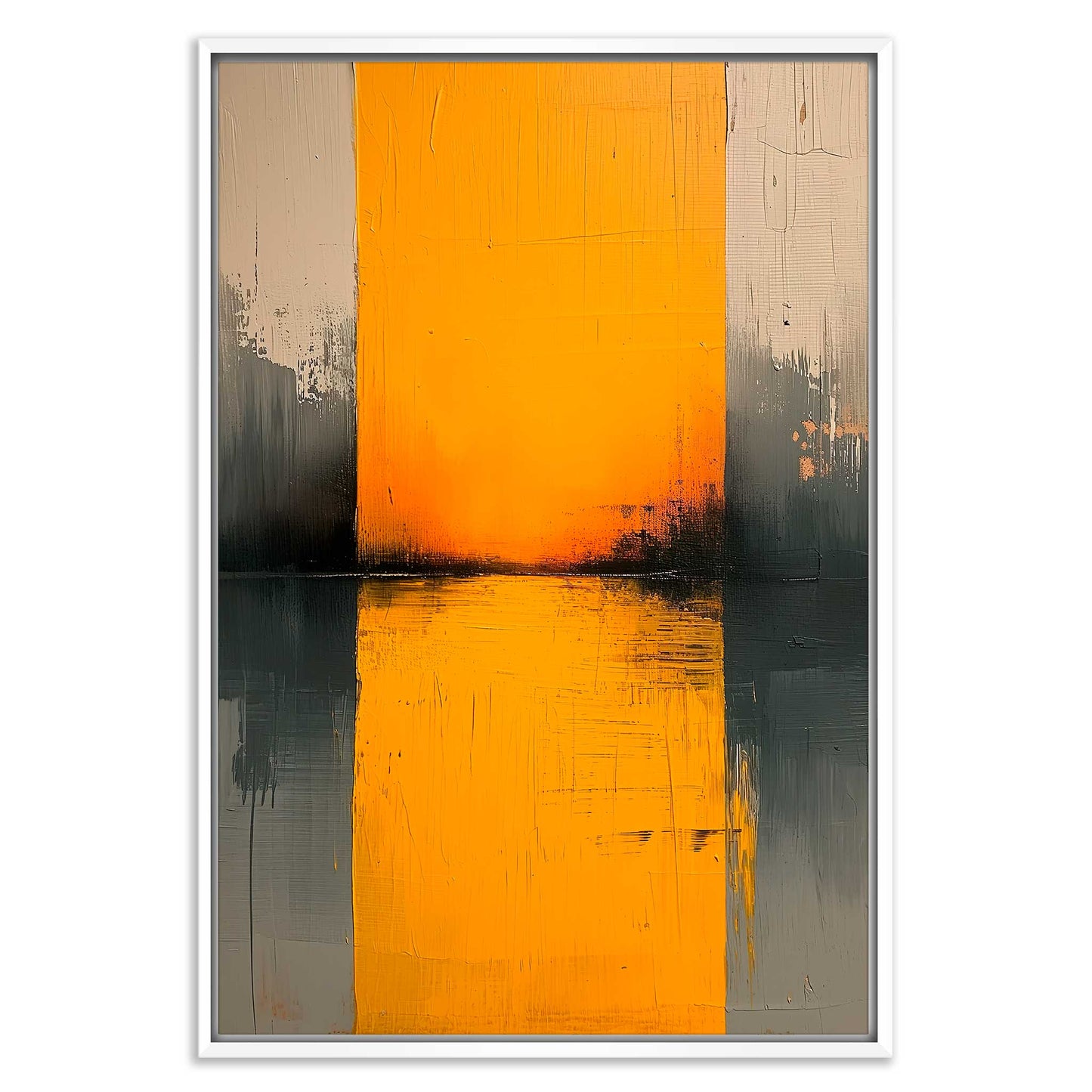 The Yellow Line Leinwandbild