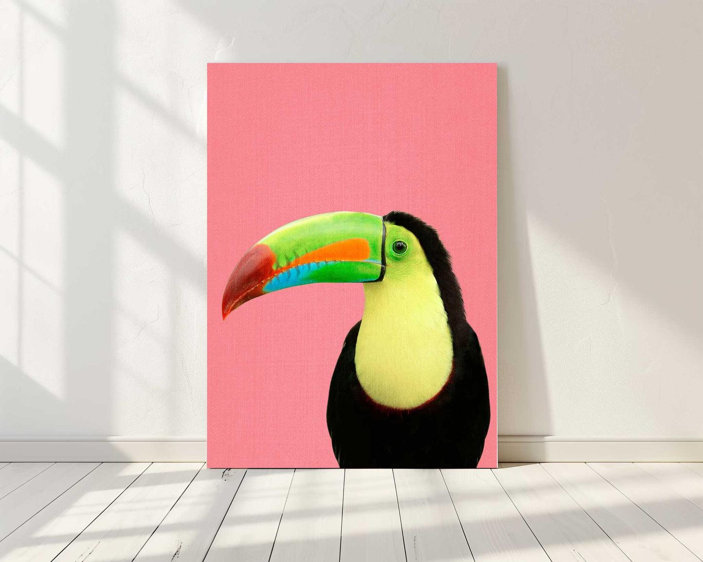 Toucan Bird in Pink