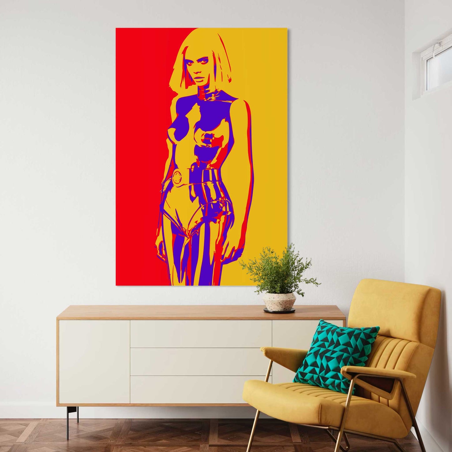 Tough Woman Leinwandbild
