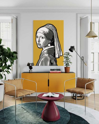 Tribute to Johannes Vermeer Leinwandbild