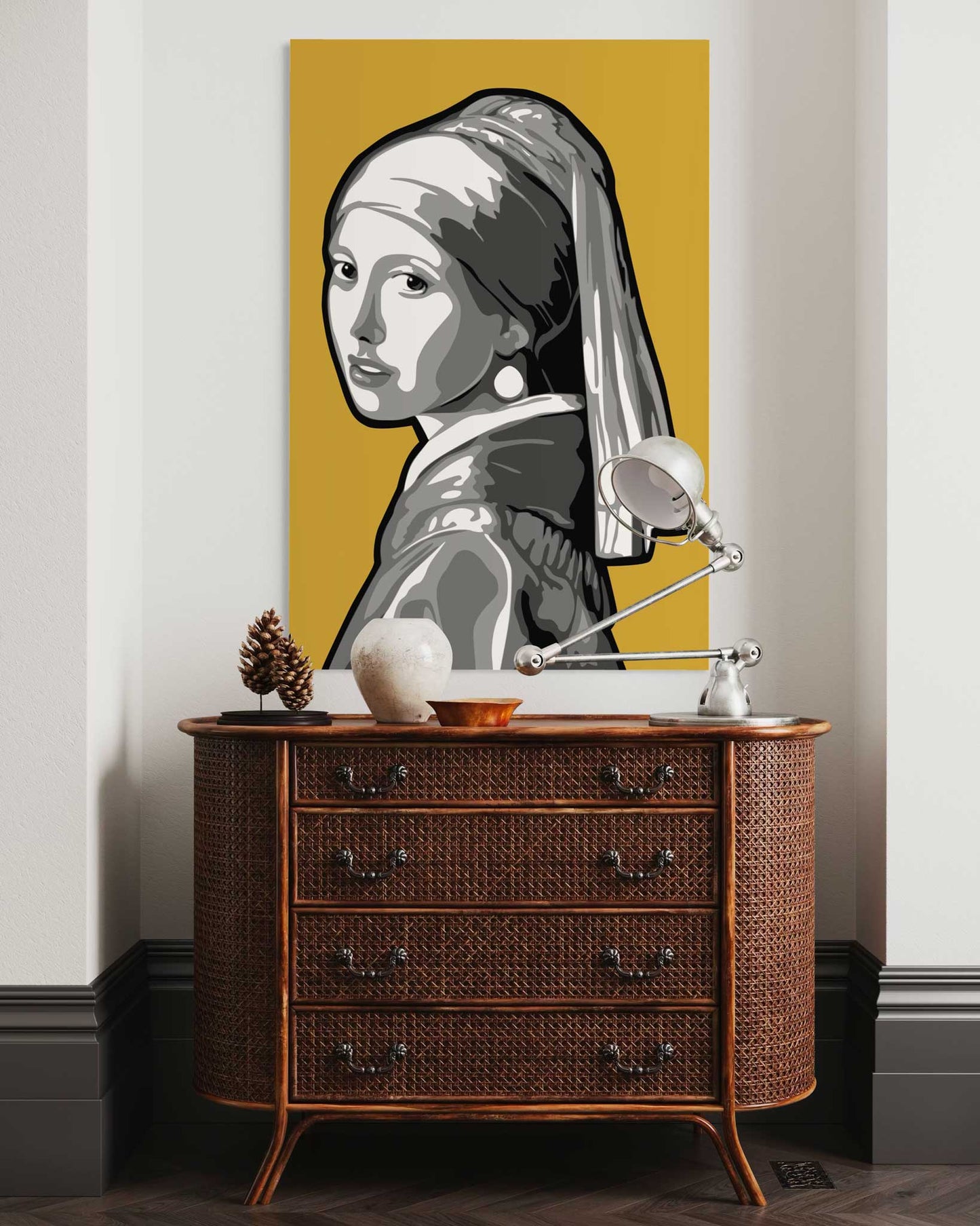 Tribute to Johannes Vermeer Leinwandbild