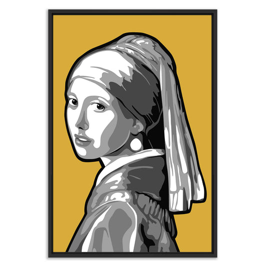 Tribute to Johannes Vermeer Leinwandbild