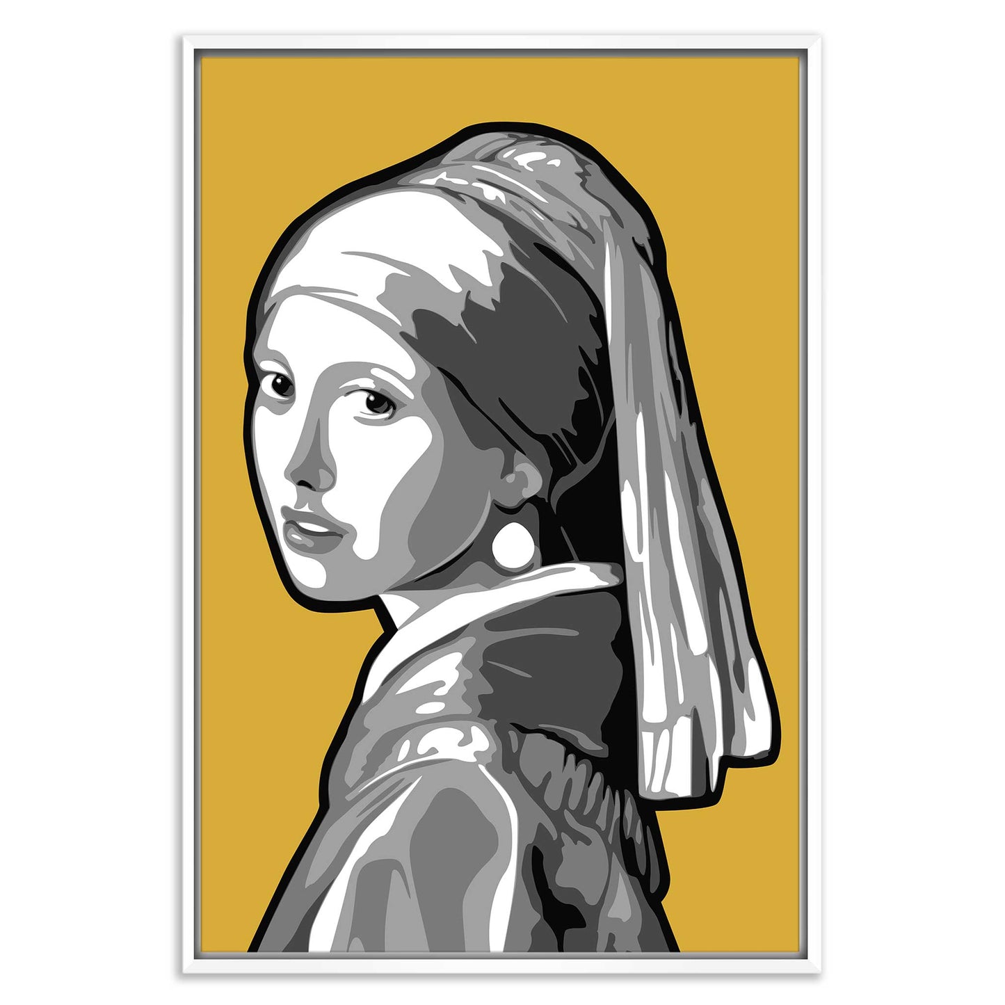 Tribute to Johannes Vermeer Leinwandbild
