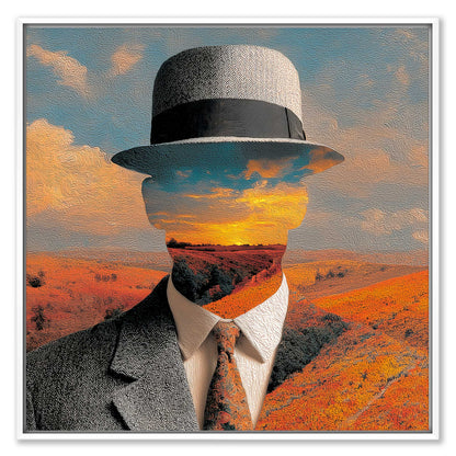 Tribute to René Magritte Leinwandbild