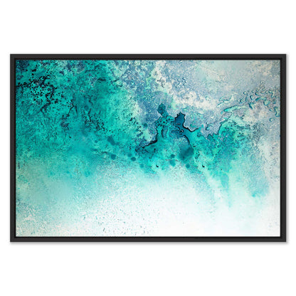 Turquoise Whispering Leinwandbild