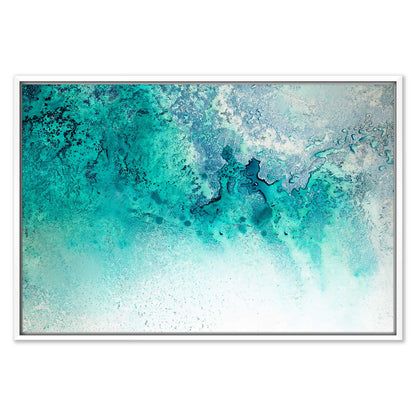 Turquoise Whispering Leinwandbild