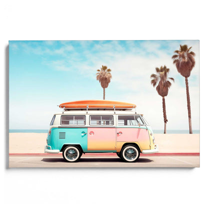 Van on the Beach